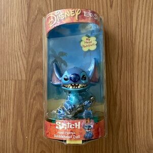 ❤️ Disney’s Lilo & Stitch Hand Painted Bobble Head Doll New in Box